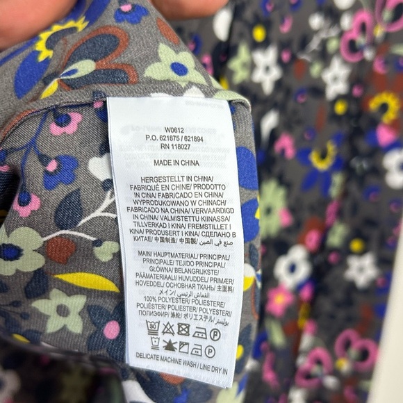 Boden Floral Women's Top Blouse Plus Size 16-18 Satin Elegant Feminine Summer - Picture 7 of 11